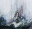 Hawks Series 128 | Oil And Acrylic Painting in Paintings by Lisa Ochowycz. Item made of synthetic