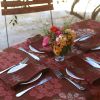 Organic Cotton Napkins | Flower - Set of 4 | Linens & Bedding by ichcha. Item made of cotton works with boho & modern style