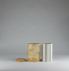 Tempo e Pausa - 1 | Vessels & Containers by gumdesign. Item composed of wood and marble in contemporary style
