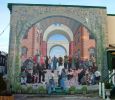 School of South Philly | Street Murals by Jonathan Laidacker. Item made of synthetic