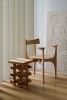 JUNCO Stool By Daniel Couttolenc | Chairs by Daniel Couttolenc. Item composed of oak wood in boho or contemporary style
