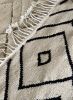 The ‘Atlas Cloud’ Rug: Dyed with Moroccan Walnut Shell | Small Rug in Rugs by Artisanal Patterns. Item composed of wool compatible with boho and minimalism style