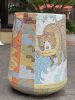 Olive Hyde Gallery Court Yard. | Planter in Vases & Vessels by Dmitry Mosaics | Olive Hyde Art Gallery in Fremont. Item made of ceramic