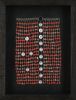 Watchband Tapestry - Red Snaps | Wall Sculpture in Wall Hangings by Rachel Leibman. Item composed of metal and synthetic