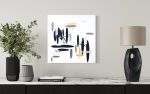 Simple Modern Deco Wall Art | Oil And Acrylic Painting in Paintings by NAMYOONSOOART. Item made of canvas with synthetic works with minimalism style