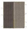 Rug & Kilim's Accent Kilim, Beige-Gray Textural Stripes | Area Rug in Rugs by Rug and Kilim