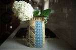 Vase - Kuba with Moss Interior | Vases & Vessels by Clare and Romy Studio. Item composed of stoneware compatible with boho and mid century modern style