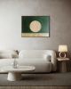 Gilded Age No. 2 | Paintings by Ayse Sirin Budak. Item made of oak wood & canvas compatible with minimalism and mid century modern style