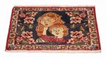 Vintage Gabbeh rug in Red, Blue, and Beige-Brown Pictorials | Area Rug in Rugs by Rug and Kilim