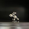Stainless Steel Rabbit Bunny Robot 'Wait...' | Sculptures by IRENA TONE. Item composed of steel in minimalism or art deco style
