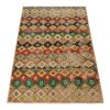 Vintage Zeki Müren Rug with Polychromatic Diamond Patterns | Area Rug in Rugs by Rug and Kilim