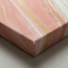 Blush Marble — Abstract Canvas Artwork with Gold Accents | Prints in Paintings by Alpenglow Workshop. Item composed of canvas in boho or minimalism style