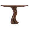 Haya Console Table, Solid Wood, Graphite Walnut Stained | Tables by Amorph. Item composed of wood