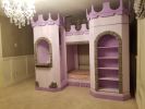 Princess castle bed | Beds & Accessories by Mw Hunter Custom Woodworking. Item made of wood