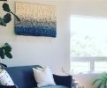 San Francisco Woven Textile Install - Private Residence | Wall Hangings by Laura Gross