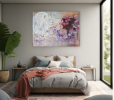 Yo soy luz divina, yo soy luz eterna | Oil And Acrylic Painting in Paintings by Elena Parau. Item composed of canvas in contemporary or country & farmhouse style