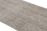Vintage Turkish Silver Gray Wool Kilim Runner 12611 | Area Rug in Rugs by Rug and Kilim