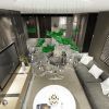 Vigneto Glass Globes Chandelier with Green Murano Leaves | Pendants by Galilee Lighting. Item composed of metal & glass compatible with modern style