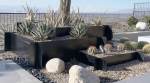 Custom steel tiered planter bed | Plant Stand in Plants & Landscape by Avidon Design. Item composed of steel in minimalism or contemporary style