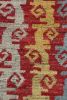 Rug & Kilim’s Caucasian Tribal Rug in Red with Vine Scroll | Area Rug in Rugs by Rug and Kilim