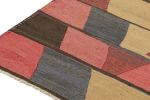 Vintage Persian Kilim in Polychromatic Geometric Patterns | Area Rug in Rugs by Rug and Kilim