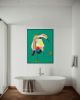 Pete | Oil And Acrylic Painting in Paintings by Jacque Price. Item composed of canvas in eclectic & maximalism or coastal style