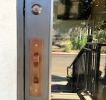 Railroad Anchor Door Pull on Steel Escutcheon | Hardware by RailroadWare Lighting Hardware & Gifts. Item composed of steel in industrial style