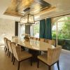 Benone Twin-Pedestal Oval Dining Table, by Costantini Design | Tables by Costantini Design. Item made of wood & bronze