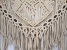 Macrame Wall Hanging With Heart | Wall Hangings by Desert Indulgence. Item composed of cotton and fiber in boho style