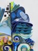 Mixed media abstract textured painting | Paintings by Glimpsecraft. Item compatible with contemporary and eclectic & maximalism style