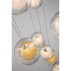 AM1501 FIBERGLASS BALLS | Chandeliers by alanmizrahilighting | New York in New York. Item composed of glass
