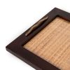 Tray in Walnut and Weaving | Serving Tray in Serveware by Thea design. Item made of walnut