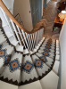 Handwoven Woolen Stair Runner Rug | Rugs by Evergreen Carpets. Item composed of wool in boho or minimalism style