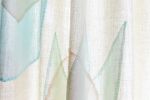Hand appliquéd drapery | Curtains & Drapes by Paige Russell, ELOI. Item composed of cotton