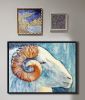 Resilient Ram | Oil And Acrylic Painting in Paintings by Catherine Twomey