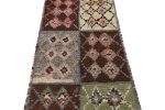 Vintage Moroccan Rug with Polychromatic Diamond Patterns | Area Rug in Rugs by Rug and Kilim