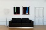 Confluences | Oil And Acrylic Painting in Paintings by Luis Medina. Item composed of paper in minimalism or contemporary style