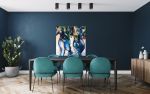 Bacchanalia Revisited | Oil And Acrylic Painting in Paintings by Joanne Beaule Ruggles. Item composed of canvas and synthetic in contemporary or mediterranean style
