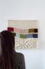 Colour Block - Reflection Tapestry | Wall Hangings by Anita Meades. Item composed of cotton & fiber
