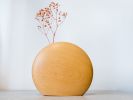 Kva Modern Wooden Vase Maxi - Naturel Kayın | Vases & Vessels by Foia. Item made of wood works with boho & contemporary style