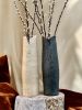 Ceramic Black Tree Bark Vase | Vases & Vessels by Elena Miller. Item made of ceramic compatible with contemporary and modern style