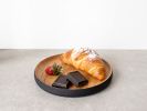 F-Plate Wooden - Siyah Kestane | Dinnerware by Foia. Item made of wood compatible with boho and contemporary style