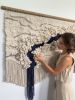 large scale wall hanging | Macrame Wall Hanging in Wall Hangings by Rebecca Whitaker Art. Item made of cotton with fiber works with modern style