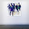 Singapore Blur V | Photography by Sven Pfrommer. Item composed of wood and canvas in urban style