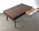 Coffee Table Plus - Mid Century Modern Walnut Coffee Table | Tables by Max Moody Design. Item composed of maple wood