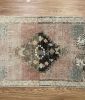 Hand-woven Turkish Rug Doormat| 1.9 x 4 | Small Rug in Rugs by Wool and Rug. Item composed of wool compatible with boho and contemporary style