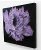 Wabi Bloom - Lillà - Wall resin Artwork | Wall Sculpture in Wall Hangings by Urban Plaster Bloom. Item made of cement works with minimalism & contemporary style