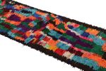 Vintage Moroccan Runner with Polychromatic Geometric Pattern | Area Rug in Rugs by Rug and Kilim