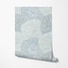 Coral Medal Weave Wallpaper | Wall Treatments by Patricia Braune. Item composed of paper