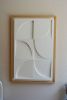 No. 119 Japandi Plaster Wall Relief - Scandinavian Decor | Wall Sculpture in Wall Hangings by Joseph A